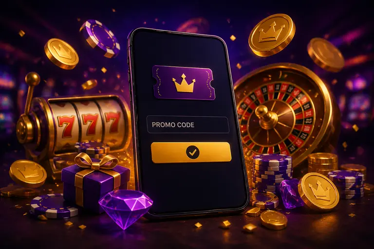 Procedura per inserire e riscattare un codice promo su Casino Mania