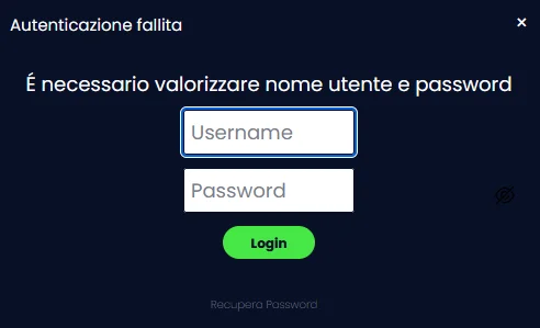 Modulo di login CasinoMania con campi email e password, autenticazione a due fattori opzionale e panoramica della dashboard dell'account